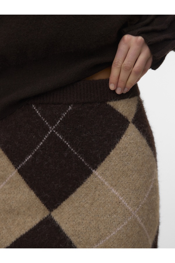 Jupe Jacquard Chocolate Torte VMDARLA Vero Moda - 1 | BAS 2