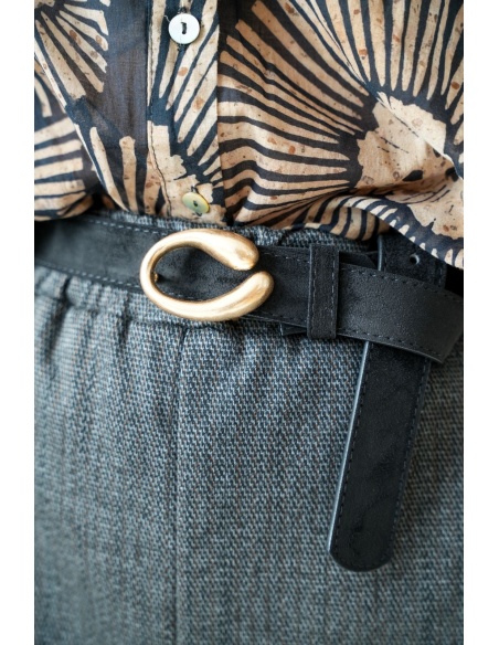 Ceinture Noir PRISCA Noho - 1 | Accueil