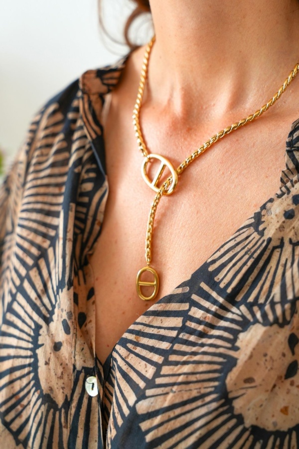 Collier Maille Doré DIANDRA Noho - 1 | Accueil