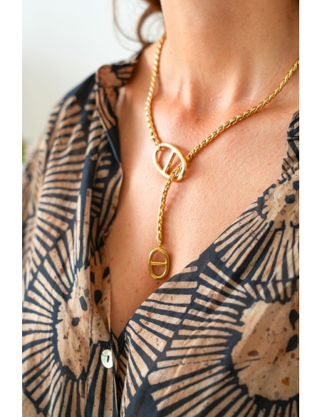 Collier Maille Doré DIANDRA Noho - 1 | Accueil