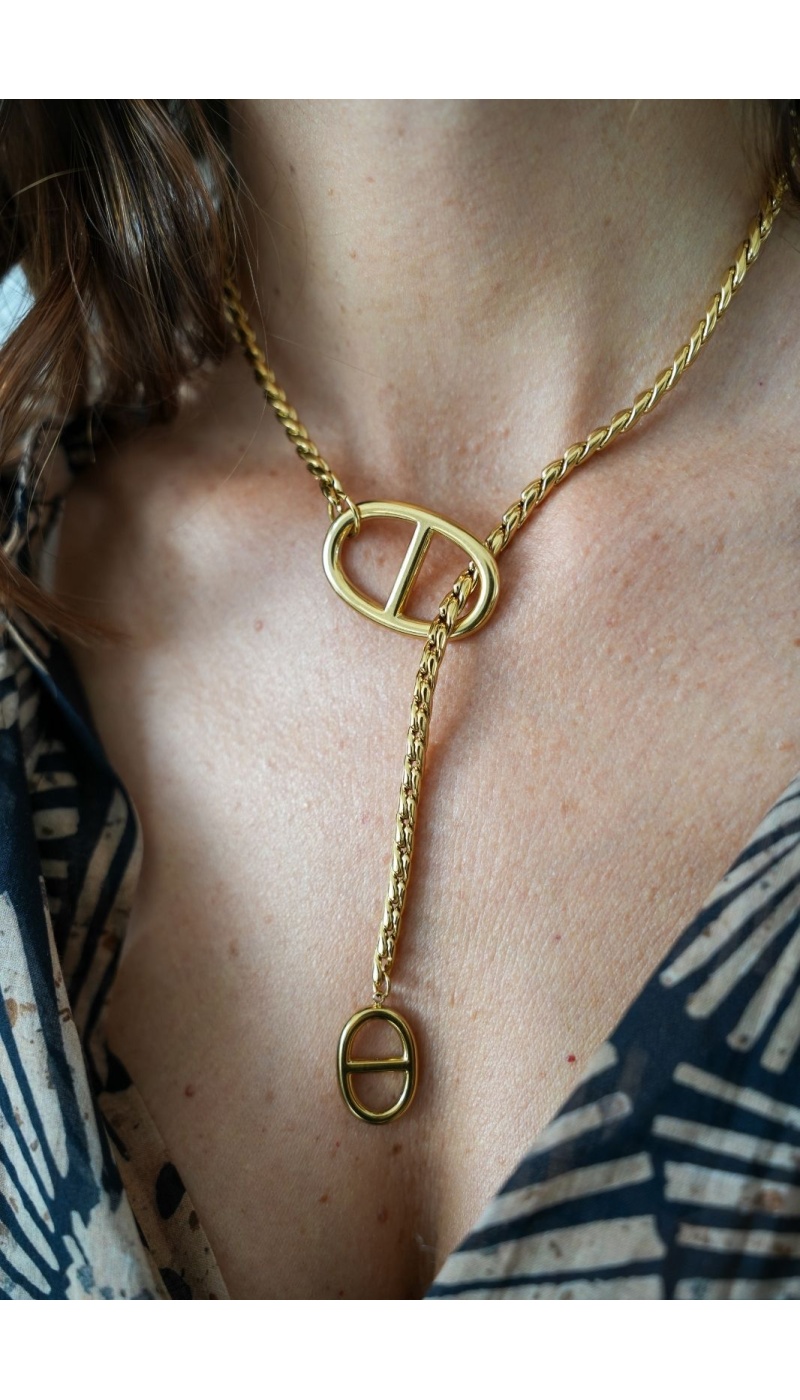 Collier Maille Doré DIANDRA Noho - 2 | Accueil