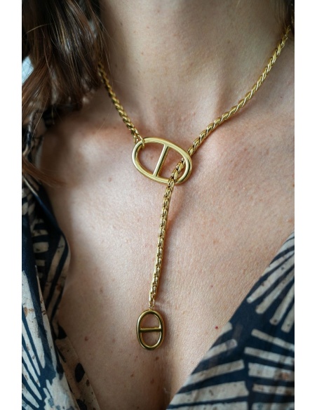 Collier Maille Doré DIANDRA Noho - 2 | Accueil