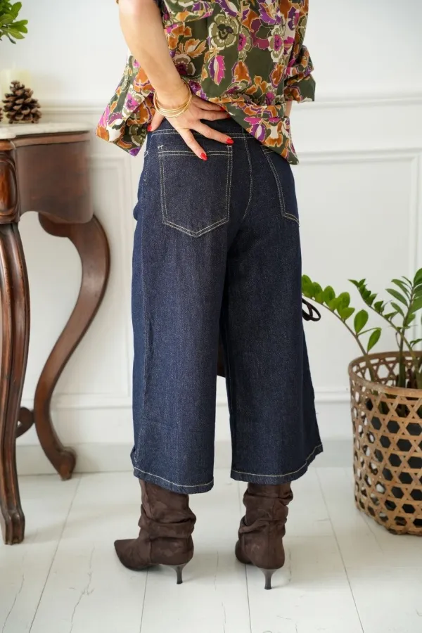 Pantalon Jupe Culotte Denim Brut KIMA Noho - 1 | DOWN 2