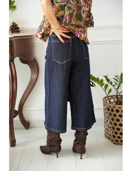 Pantalon Jupe Culotte Denim Brut KIMA Noho - 2 | BAS