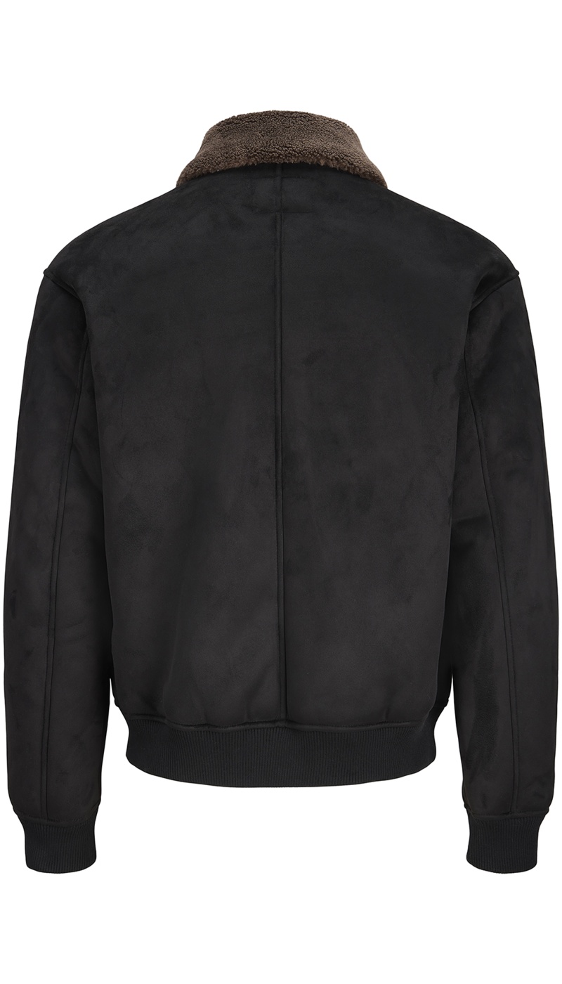 Bombers Suédine Black Beauty JPRCCLUKE Jack&Jones - 4 | HOMMES