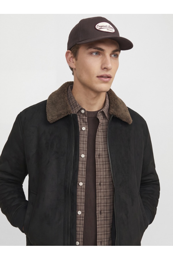 Bombers Suédine Black Beauty JPRCCLUKE Jack&Jones - 1 | HOMMES 2