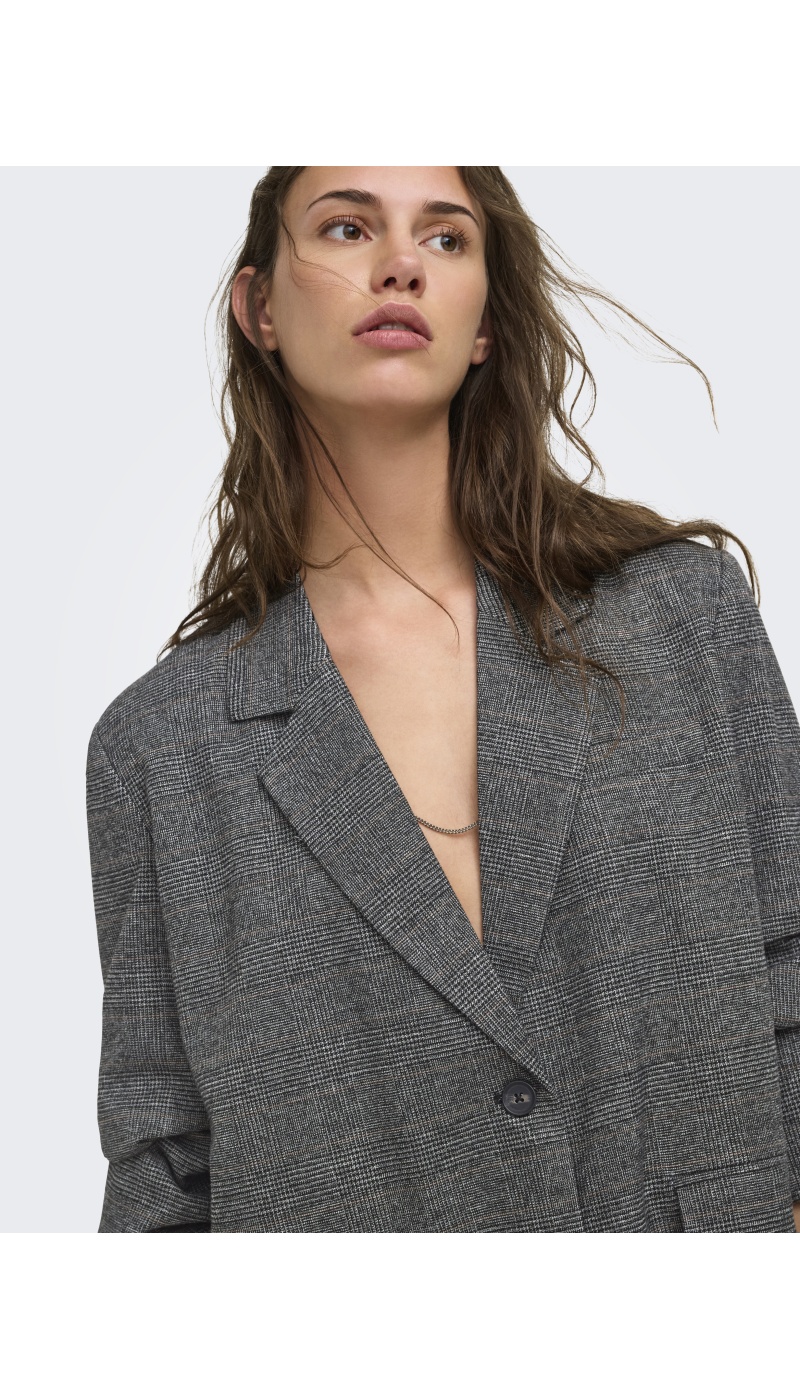 Blazer Dark Grey Melange ONLSILJA ONLY - 5 | WOMEN
