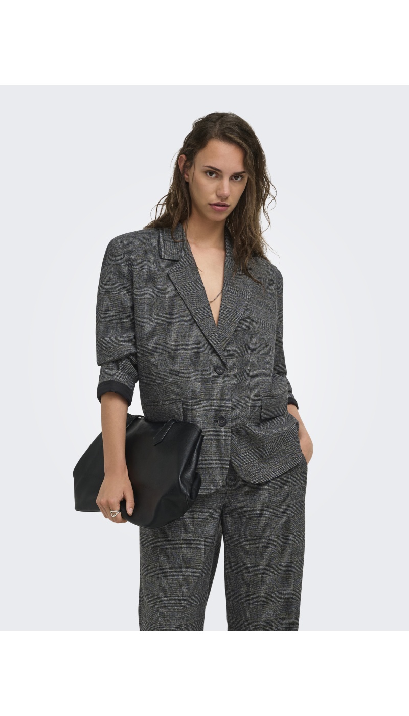 Blazer Dark Grey Melange ONLSILJA ONLY - 3 | FEMMES