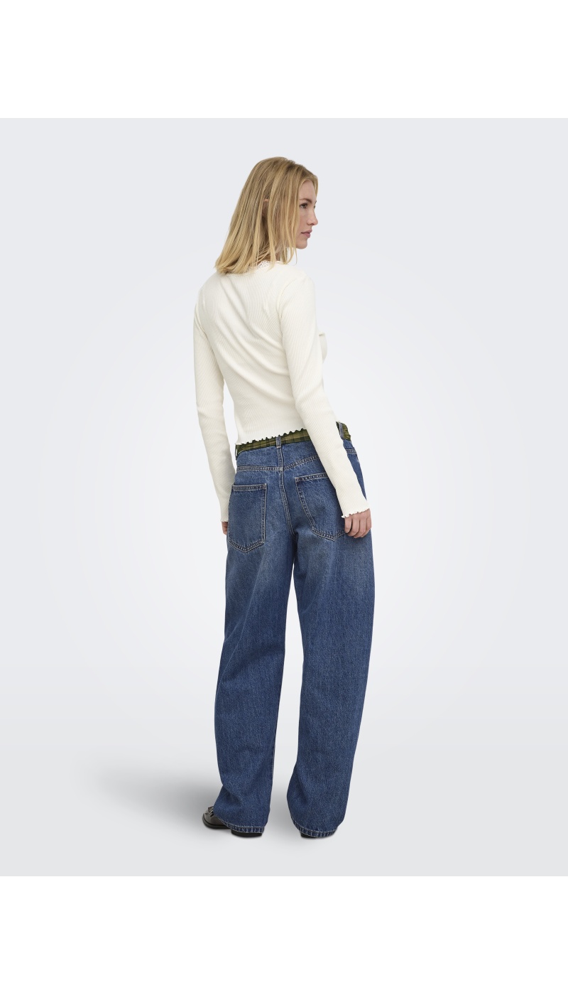 Jean Barrel Medium Blue Denim ONLFENLEY ONLY - 2 | BAS