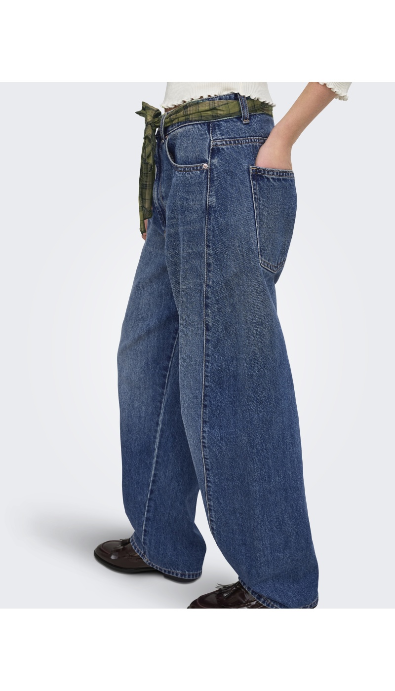 Jean Barrel Medium Blue Denim ONLFENLEY ONLY - 4 | BAS