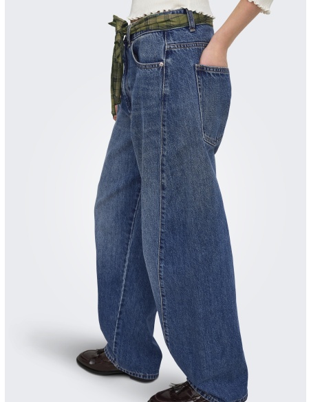 Jean Barrel Medium Blue Denim ONLFENLEY ONLY - 4 | BAS