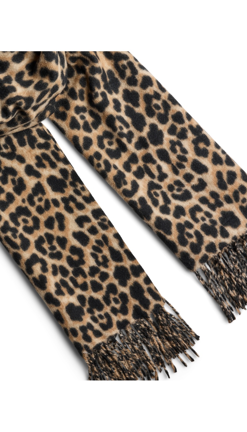 Echarpe Léopard Toasted Coconut PCJEO PIECES - 2 | ACCESSOIRES