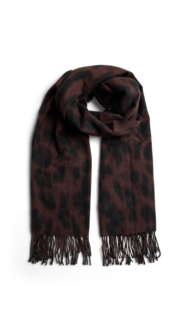 Echarpe Léopard Black PCJEO PIECES - 1 | ACCESSOIRES