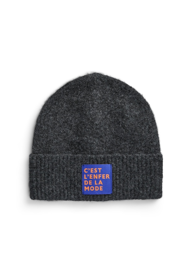 Bonnet Patch Dark Grey PCMARILLU PIECES - 1 | ACCESSOIRES
