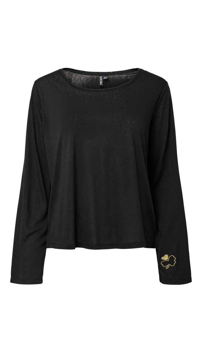 Top Trèfle Black PCSOPH PIECES - 1 | HAUTS