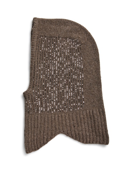 Cagoule Sequin Coffee Quartz PCABBY PIECES - 4 | ACCESSORI