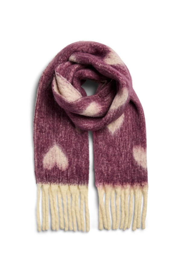 Echarpe Pickled Beet Coeur PCALICE PIECES - 1 | ACCESSORI
