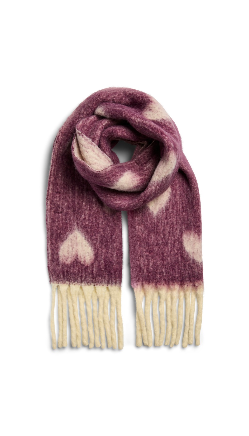 Echarpe Pickled Beet Coeur PCALICE PIECES - 1 | ACCESSORI