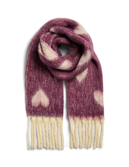 Echarpe Pickled Beet Coeur PCALICE PIECES - 1 | ACCESSORI