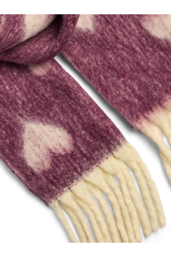 Echarpe Pickled Beet Coeur PCALICE PIECES - 1 | ACCESSOIRES 2
