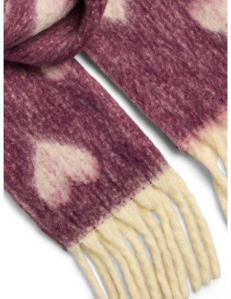 Echarpe Pickled Beet Coeur PCALICE PIECES - 2 | ACCESSORI