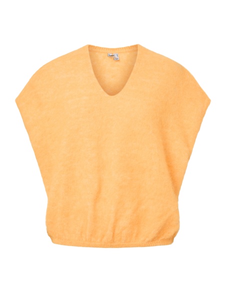 Pull Maille Orange Pop PCALLIE PIECES - 4 | HAUTS