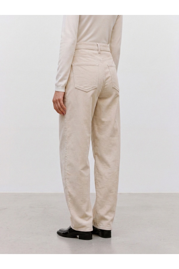 Pantalon Barrel Oatmeal VMBILLIE Longueur 32