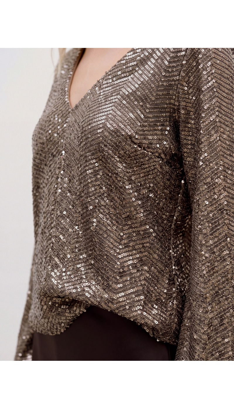 Top Sequin Fossil VMCLARISA Vero Moda - 4 | HAUTS