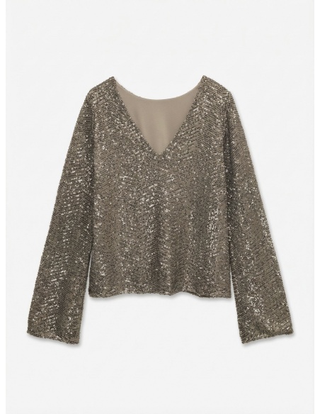 Top Sequin Fossil VMCLARISA Vero Moda - 5 | TOP