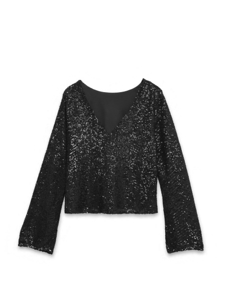 Top Sequin Black VMCLARISA Vero Moda - 4 | TOP