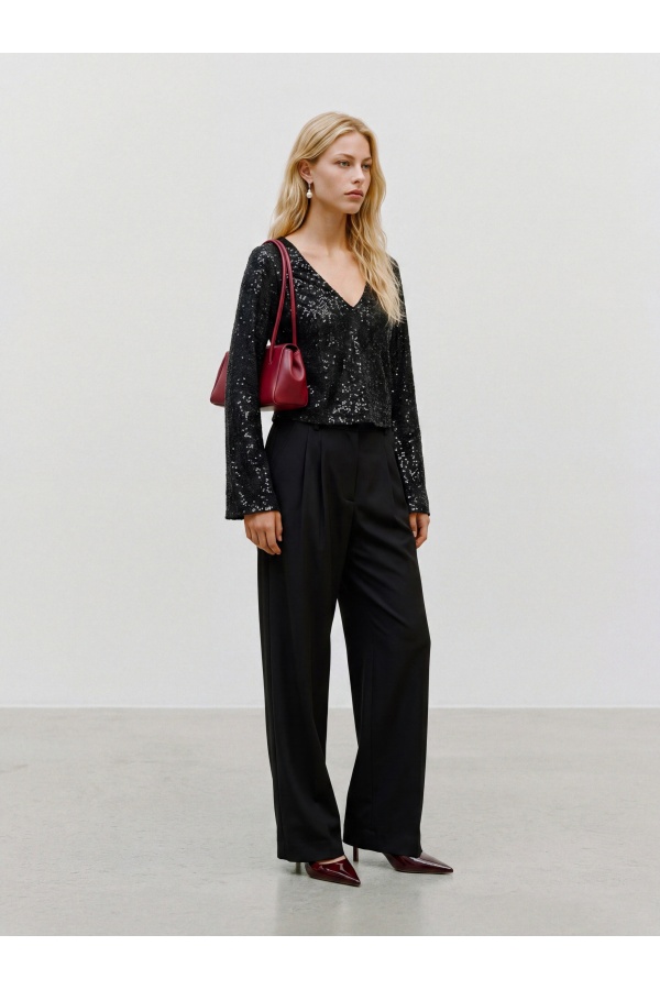 Top Sequin Black VMCLARISA Vero Moda - 1 | TOP