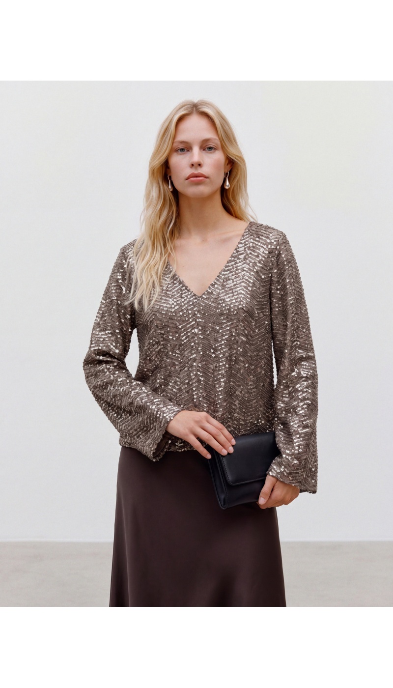 Top Sequin Fossil VMCLARISA Vero Moda - 2 | HAUTS