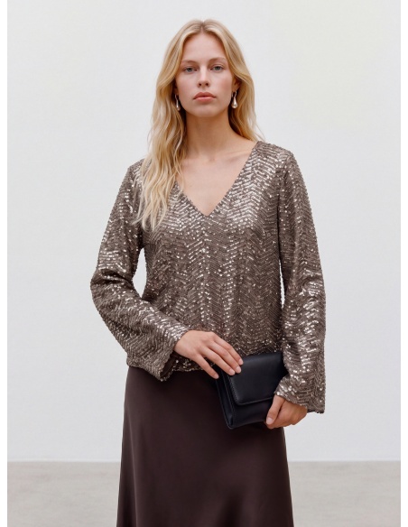 Top Sequin Fossil VMCLARISA Vero Moda - 2 | TOP