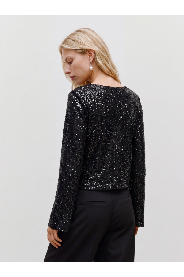 Top Sequin Black VMCLARISA Vero Moda - 1 | TOP 2