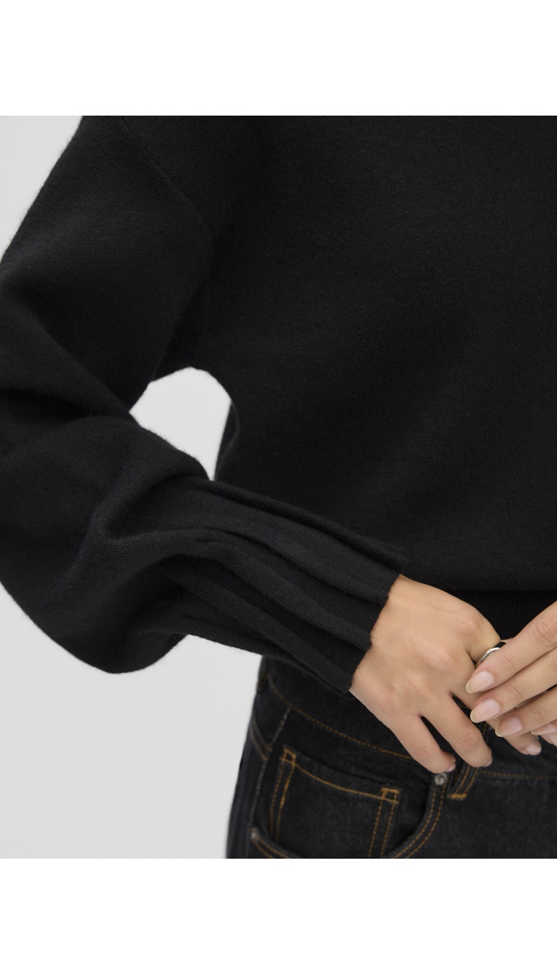 Pull Maille Black VMKACY Vero Moda - 3 | HAUTS