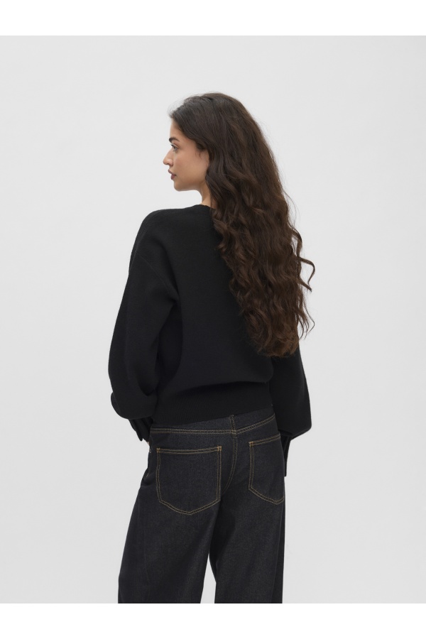 Pull Maille Black VMKACY Vero Moda - 1 | HAUTS 2