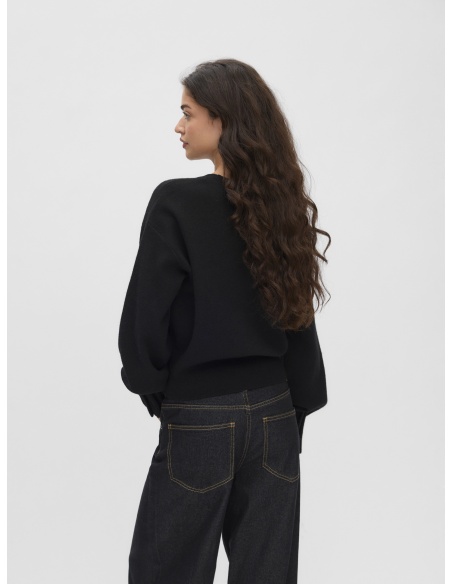 Pull Maille Black VMKACY Vero Moda - 2 | HAUTS