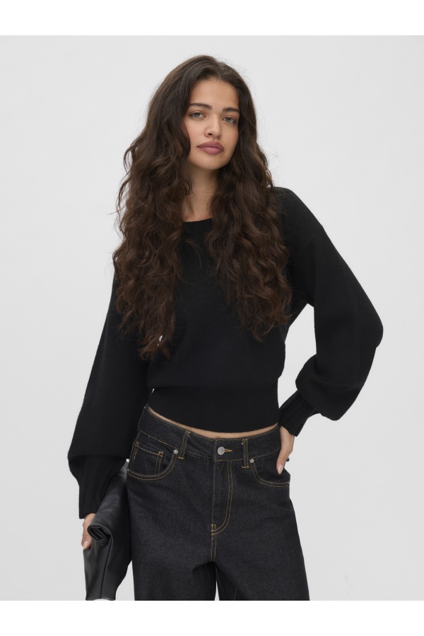 Pull Maille Black VMKACY Vero Moda - 1 | HAUTS
