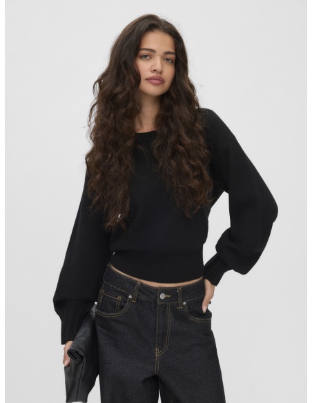Pull Maille Black VMKACY Vero Moda - 1 | HAUTS