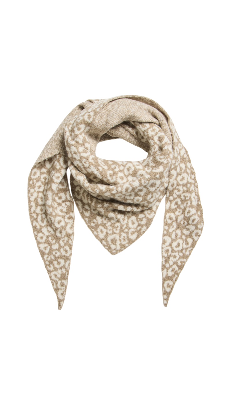 Echarpe Léopard Natural Melange VILEOLINE VILA - 1 | ACCESSOIRES