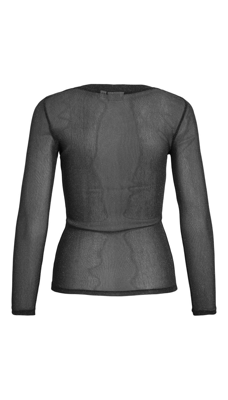 Top Paillettes Black Beauty VIDINARA VILA - 2 | HAUTS
