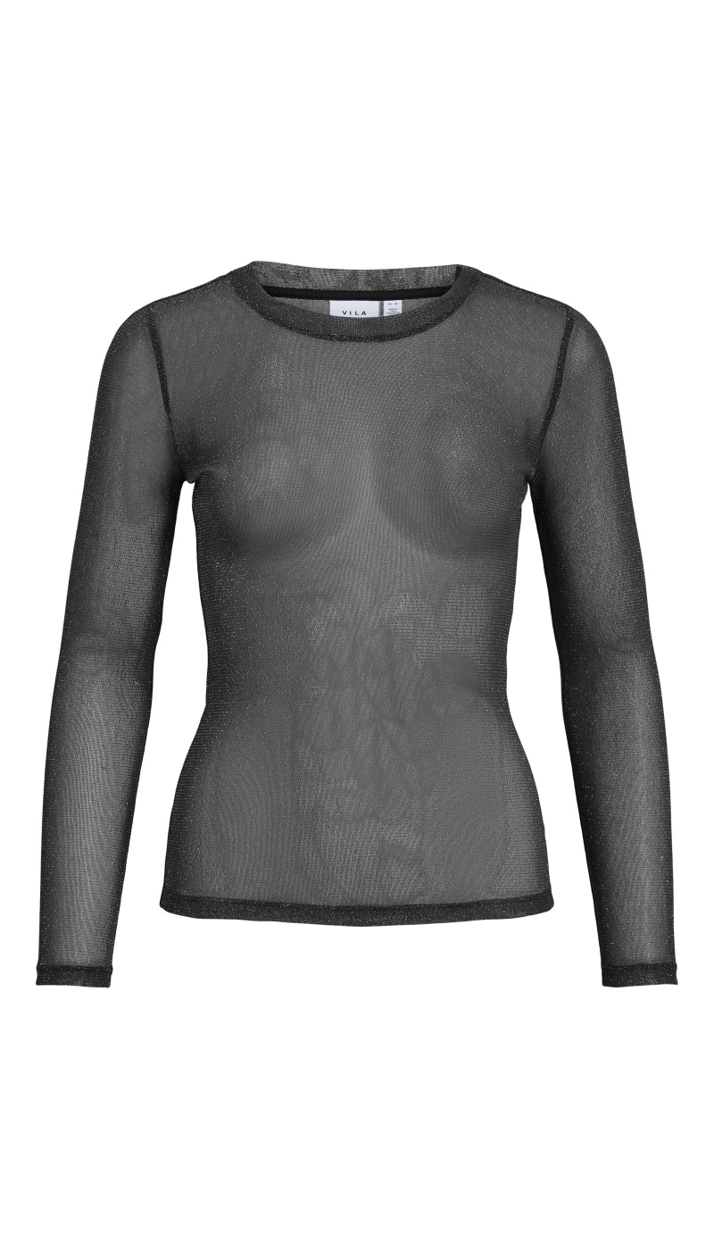 Top Paillettes Black Beauty VIDINARA VILA - 1 | HAUTS