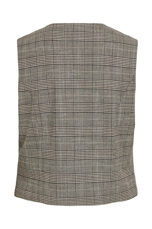 Gilet Carreaux Sand VITJENKA VILA - 1 | FEMMES 2