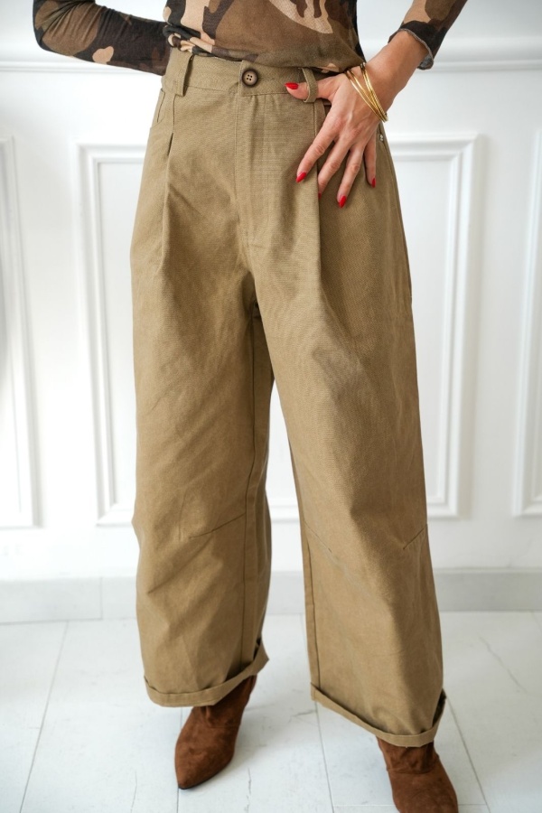 PANTALON FEMME BEIGE H26 Johanna - 1 | Welcome 2