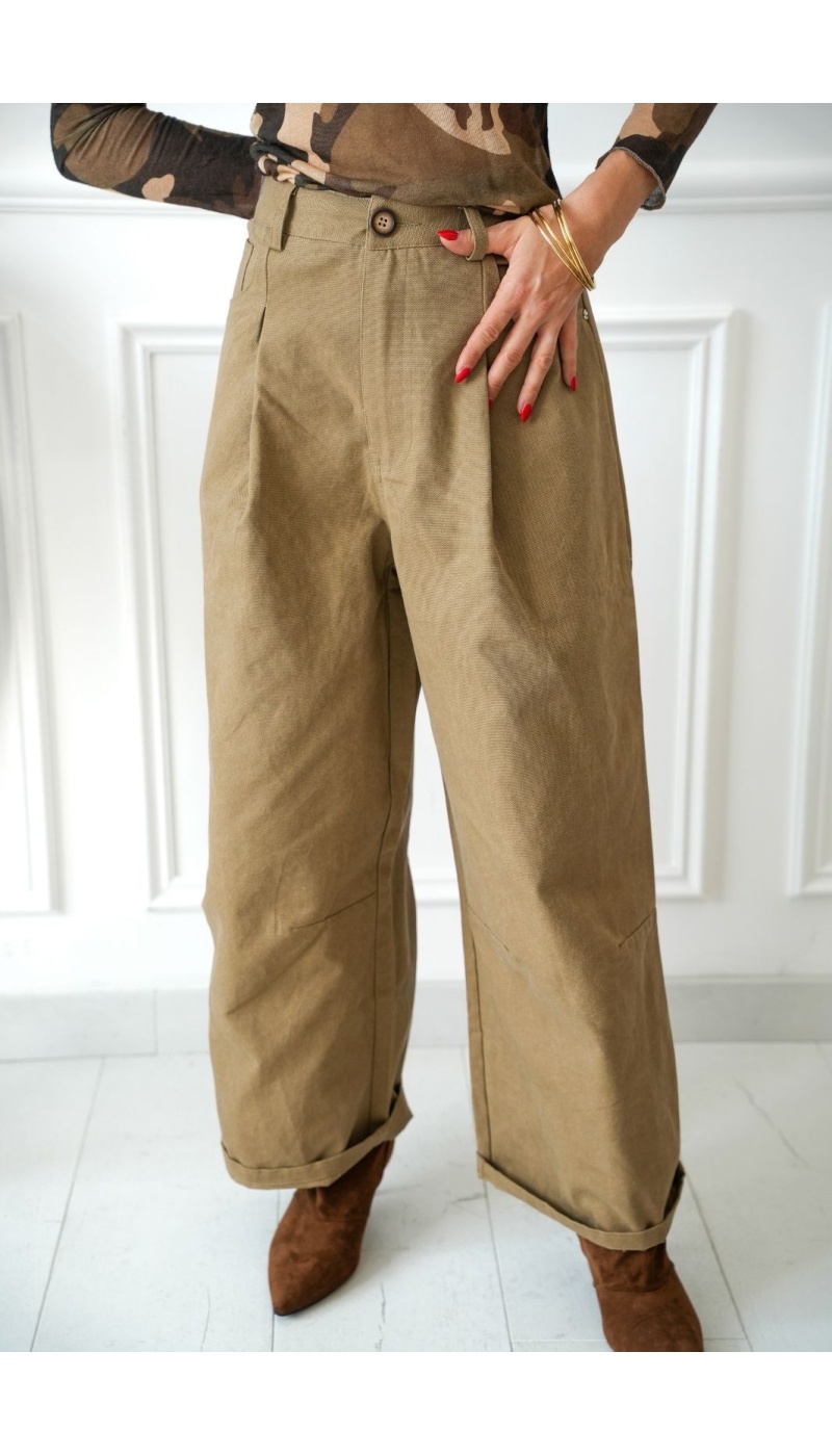 PANTALON FEMME BEIGE H26 Johanna - 2 | Welcome
