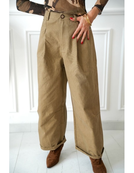 PANTALON FEMME BEIGE H26 Johanna - 2 | Welcome