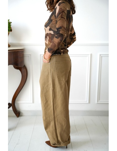 PANTALON FEMME BEIGE H26 Johanna - 4 | Welcome