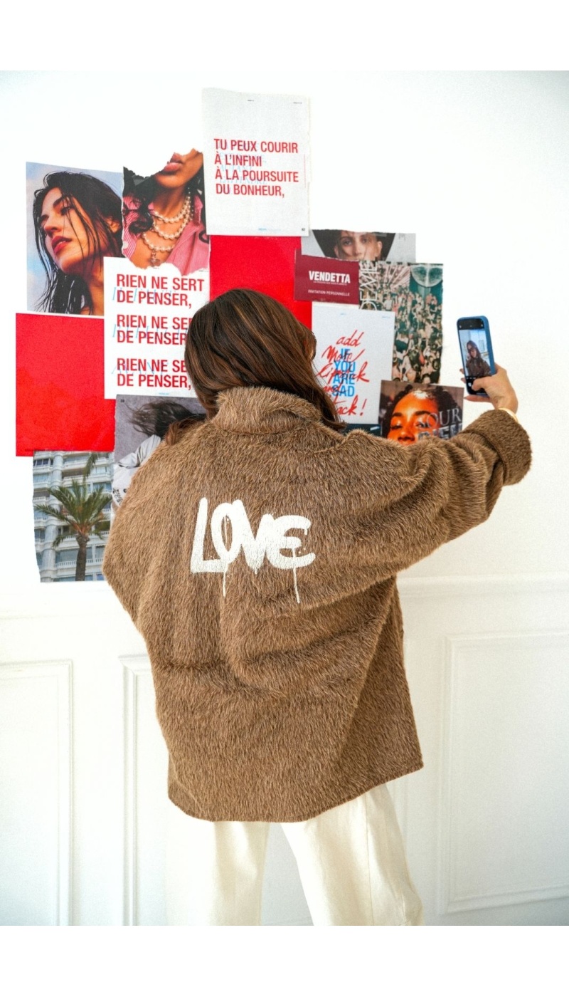 Veste Fourrure Love Choco Banditas BECCARIA BANDITAS - 1 | Accueil