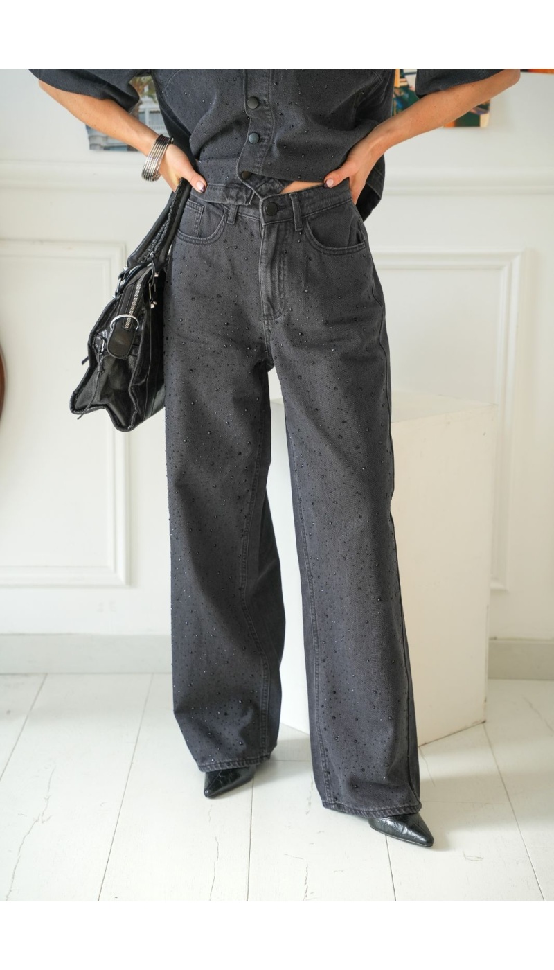 Jean Strass Black Denim VIFREYA VILA - 1 | Bienvenido