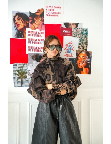 Veste Léopard Choco SIENNA Noho - 1 | Accueil